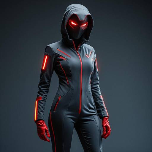 Sleek Impostor Cosplay Costume Design