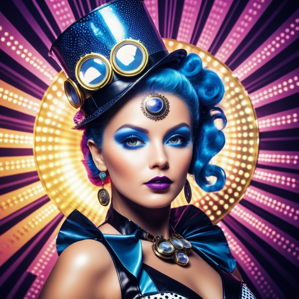 Steampunk Pop Art Fantasy Makeup Showcase