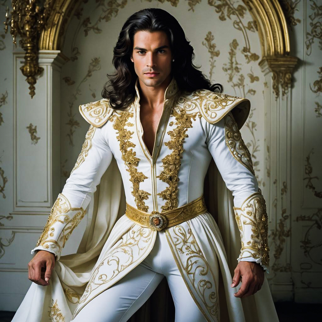 Majestic Prince in Regal Coronation Garb