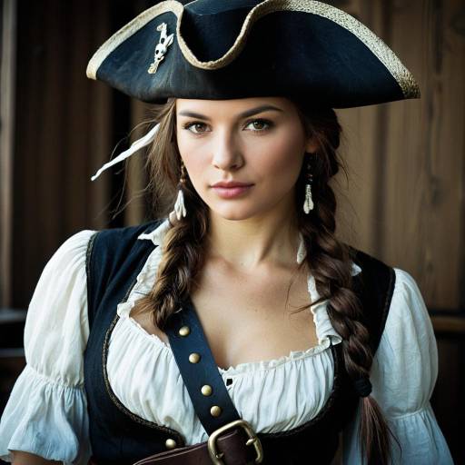 Realistic Adult Girl Pirate Costume