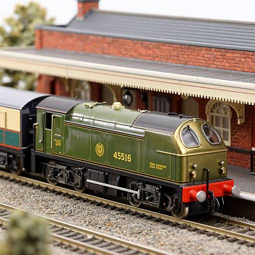 Detailed Brass Model Train Patriot 45516