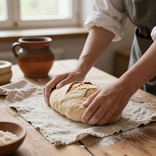 Rustic Lithuanian Rye Bread Making