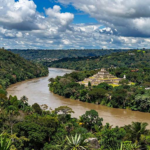 Vivid Latin America Jungle Landscape