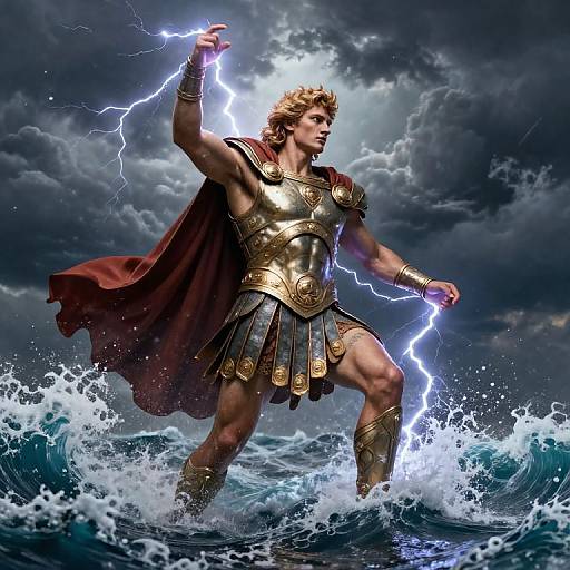 Zeus' Son Emerges from Storm