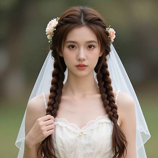 Realistic Southern Belle Costume Portrait