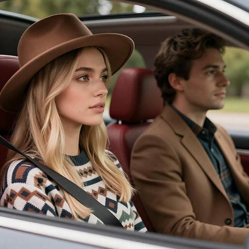 Candid Car Moment with Friends