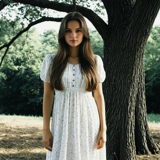 Photorealistic Maxi Dress in Nature