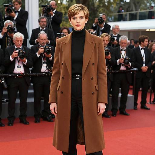 Woman on Red Carpet at Movie Premiere