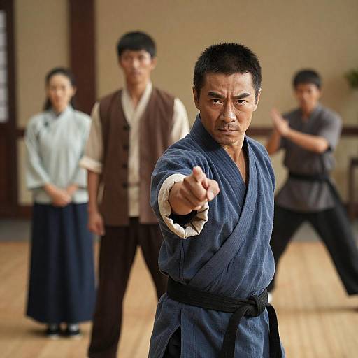 Intense Martial Arts Film Scene Capture