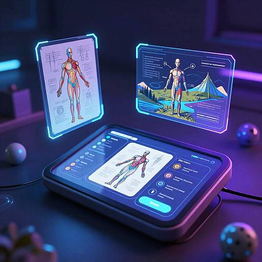 Futuristic Art Reference Generator Interface