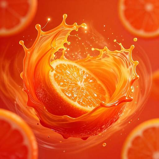 Vibrant Jugo Splash Art