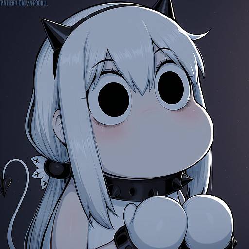 Illustration of Muppo, kantai collection in the style of Afrobull