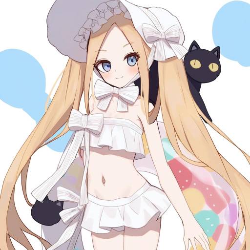 Illustration of Abigail williams (swimsuit foreigner) (third ascension) (fate), fate/grand order in the style of Shone