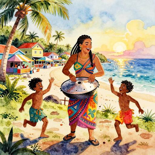 Hilltop Caribbean Steelpan Sunset Celebration