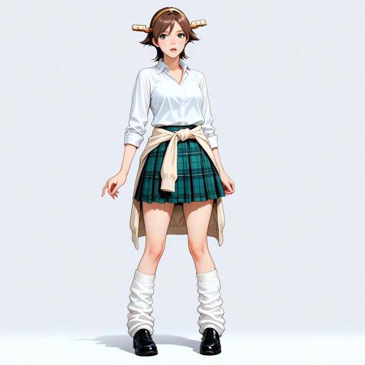 Hiei Kancolle Character Illustration Prompt