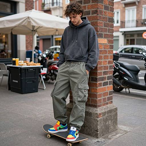 European Skate Style Urban Outfit