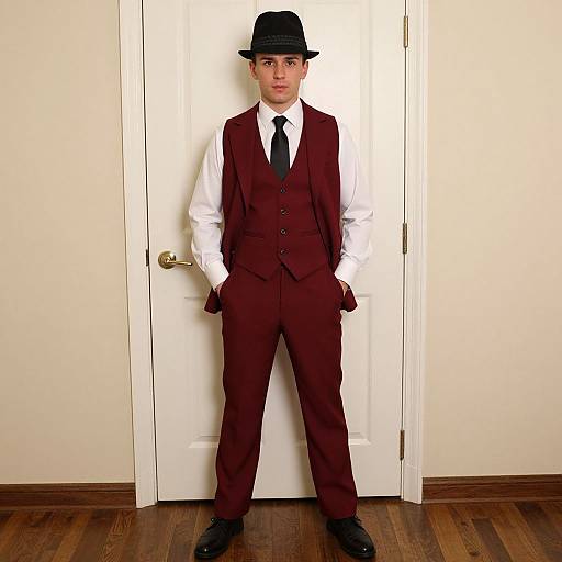 Male Gangster Costume Full Body