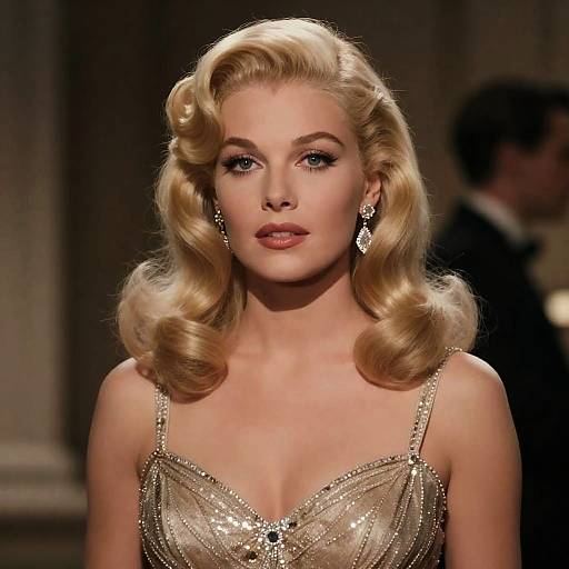 Vintage Hollywood Glamour Film Poster