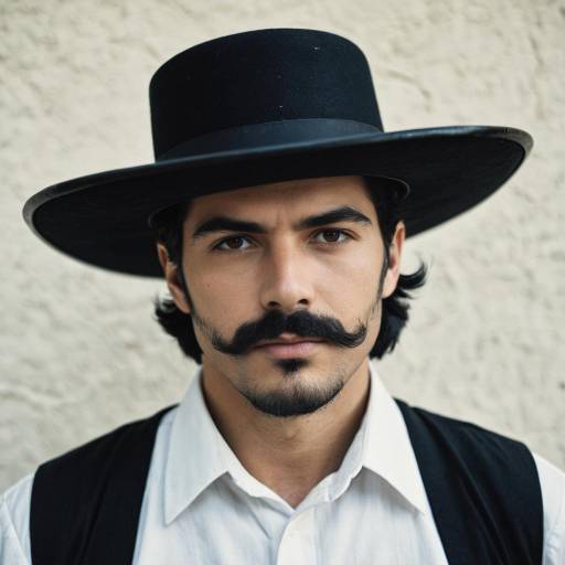 Man in Matador Costume with Wide-Brimmed Hat