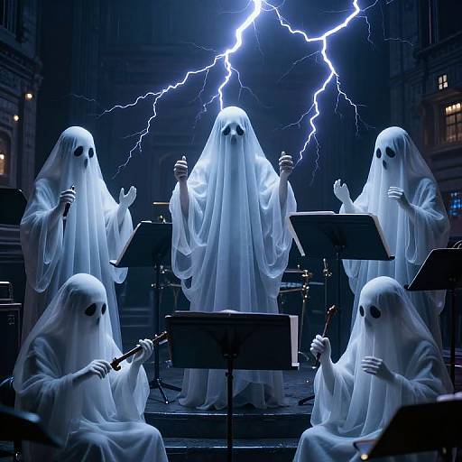 Spectral Symphony of Ghostly Orchestras