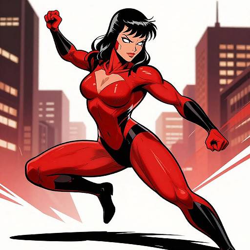 Stylized Robin Comic Art