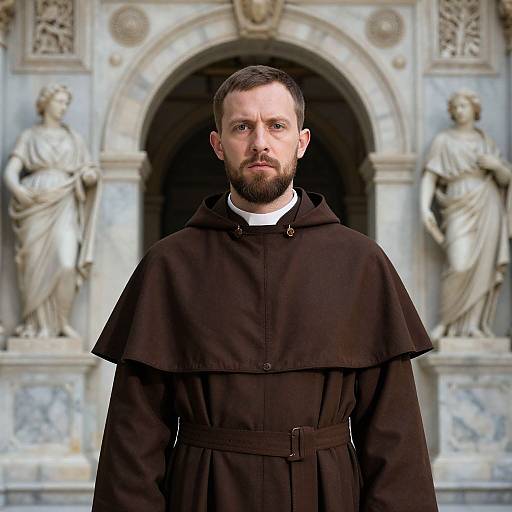 Serious Monk by Marble Archway