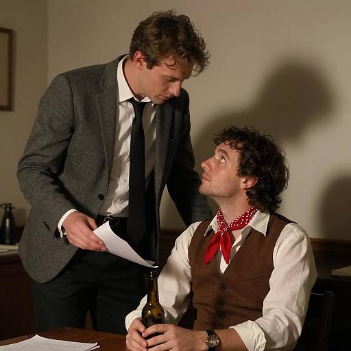 A Tense Encounter in the Shadows