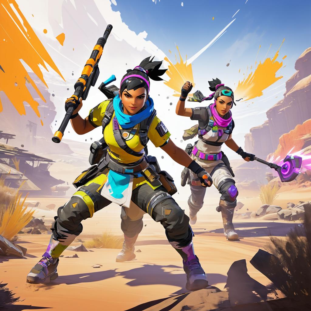 Vibrant Apex Legends Event Splash Art