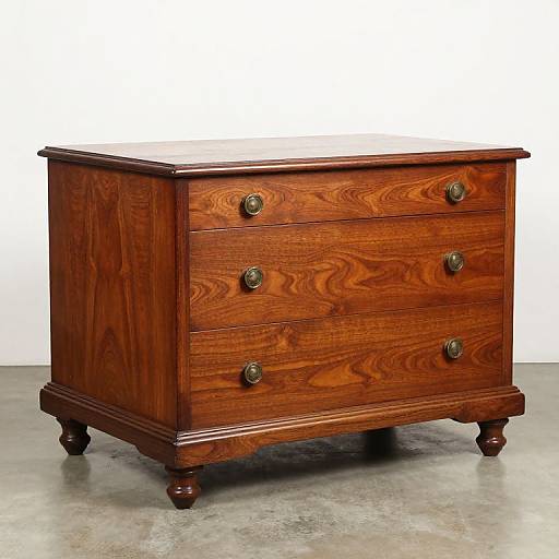 Indo-Portuguese Teakwood Chest on Wheels