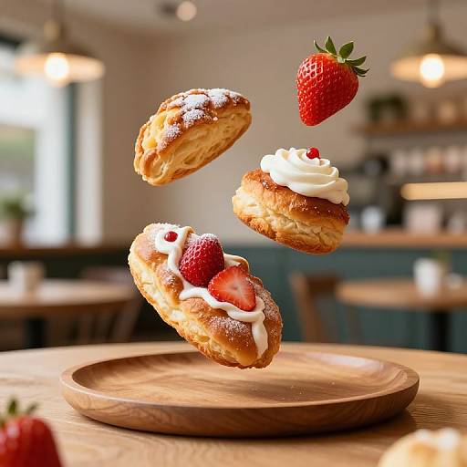 Whimsical Gravity-Defying Pastry Café