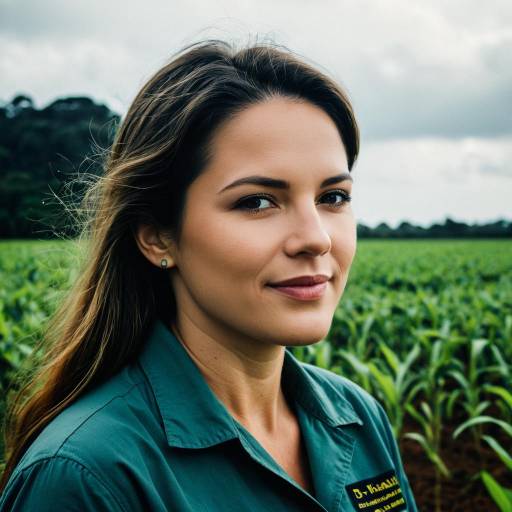 Female Environmental Engineer in Field