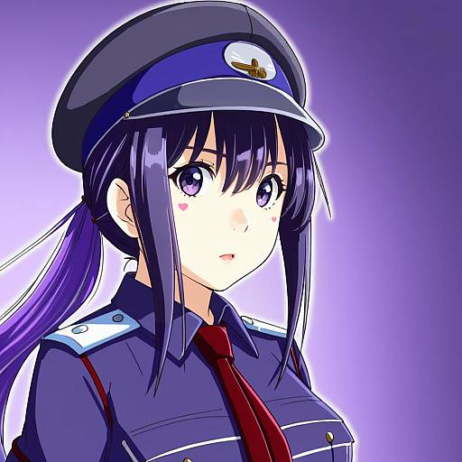 Illustration of Ariake (kancolle), kantai collection in the style of Komori kei