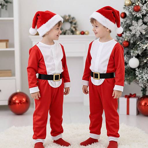 Matching Children's Christmas Outfit