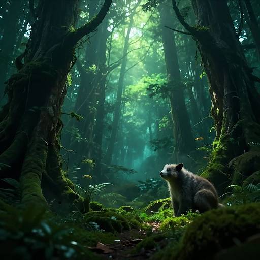 Cinematic Extraterrestrial Fantasy Forest