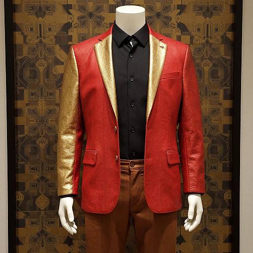 Stylish Mannequin in Vibrant Outfit