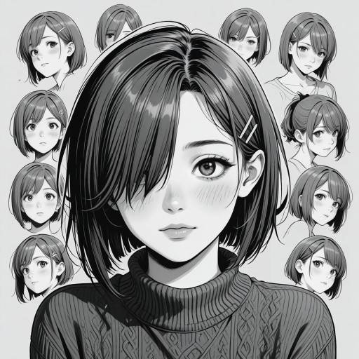 Admiral Kancolle in Monochrome Style