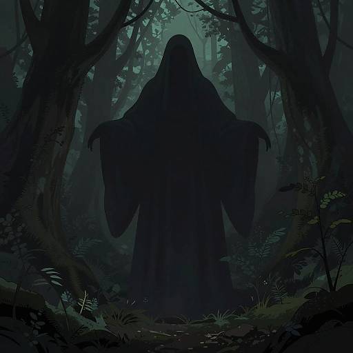 Maximalist Otherworldly Forest Wraith