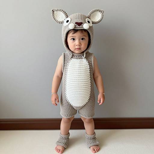 Realistic Toddler Animal Crochet Costume