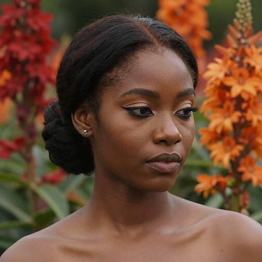 Elegant African-American Model Portrait