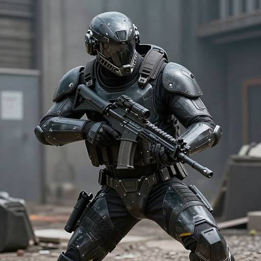 Futuristic Tactical Combat Suit