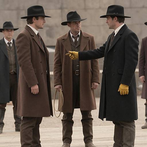 Intense Western Film Scene Capture