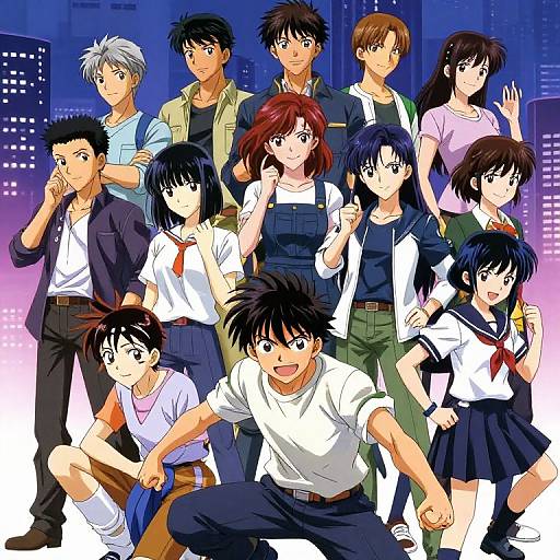 Anime Character Group Reference