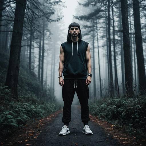 Gothic Bowl Cut Revival in Haunted Forest