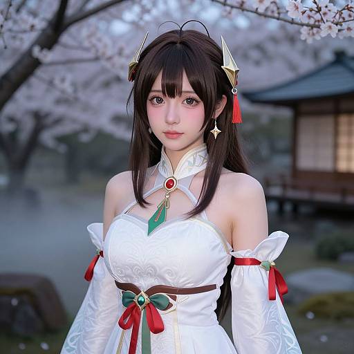 Fantasy Woman in Twilight Princess Costume