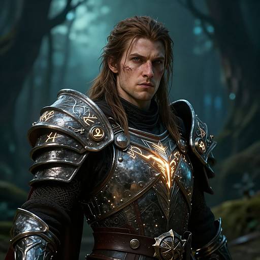 Detailed Fantasy RPG Character Portrait