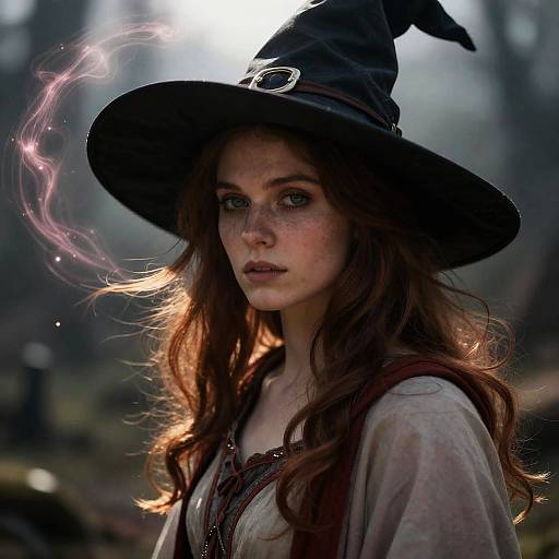 Photorealistic Elven Witch Portrait