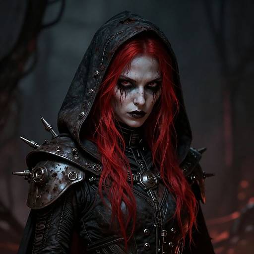 Dark Sci-Fi Psyker with Hood