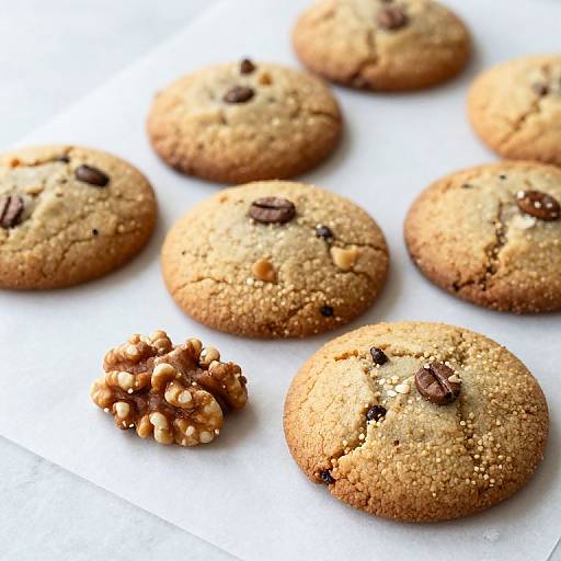 Eggless Coffee Walnut Cookies Recipe
