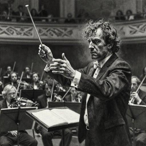 Charcoal Conductor in Robert Longo Style