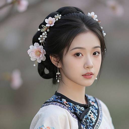 Realistic Asian Girl in Encanto Costume